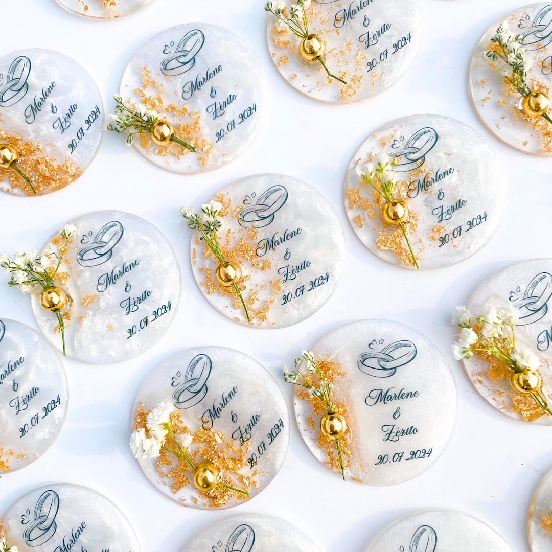 Wedding Souvenirs Resin Magnet Souvenirs Ceremony Christening