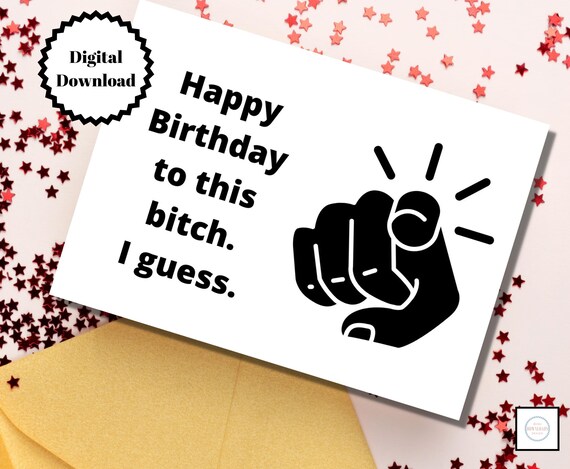 Printable Funny Adult Birthday Card Birthday Card Funny - Etsy