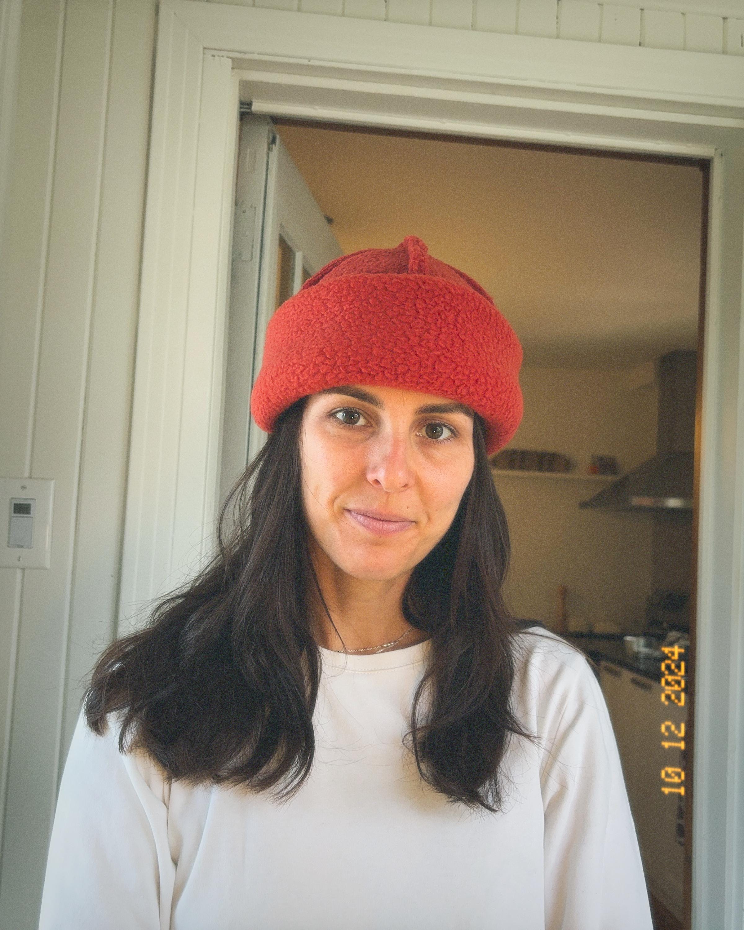 帽子 Sherpa Logo Beanie Burnt Orange Burnt Orange Sherpa Beanie, Polartec Sherpa, Sherpa Toque