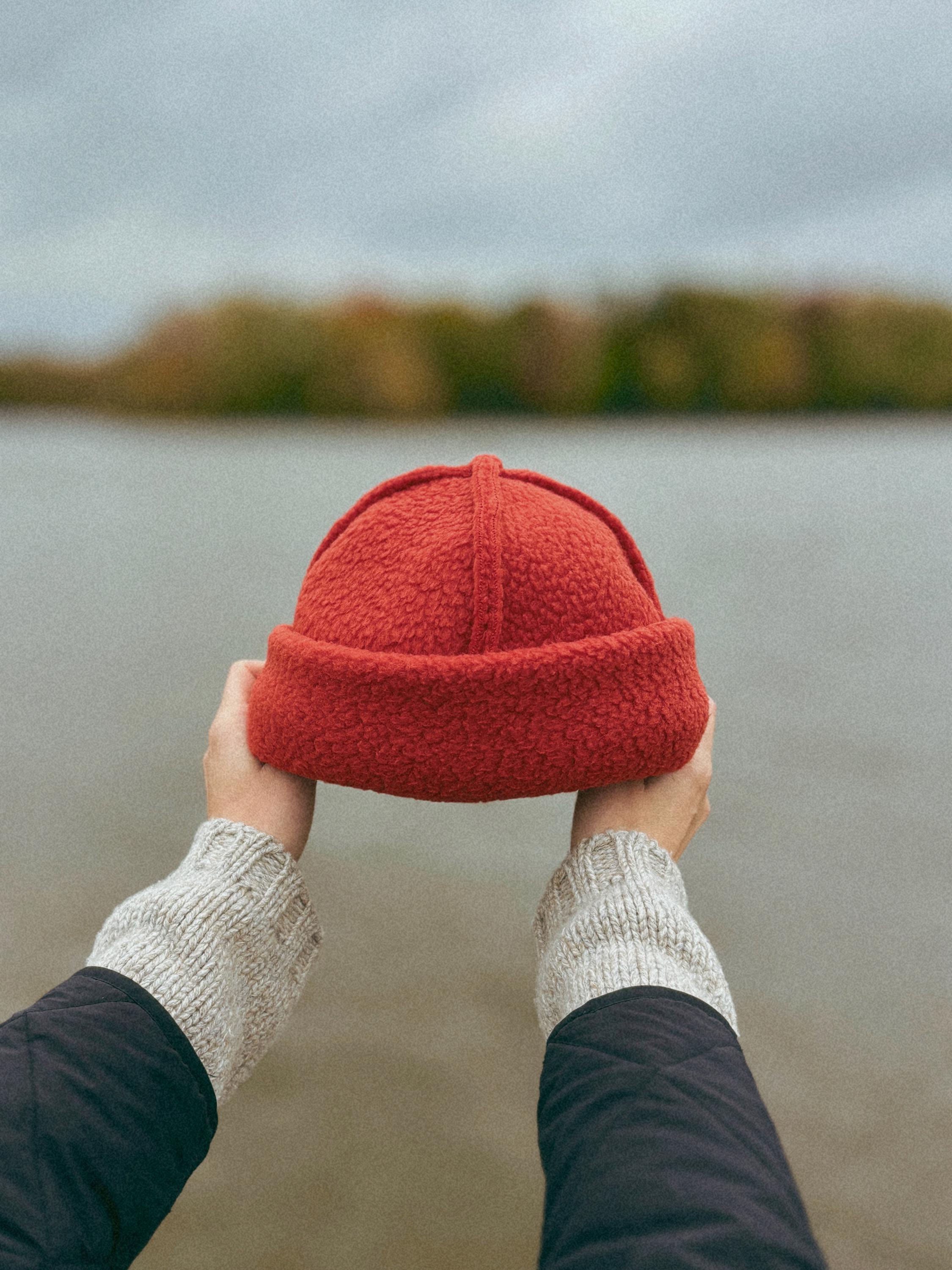 帽子 Sherpa Logo Beanie Burnt Orange Burnt Orange Sherpa Beanie, Polartec Sherpa, Sherpa Toque