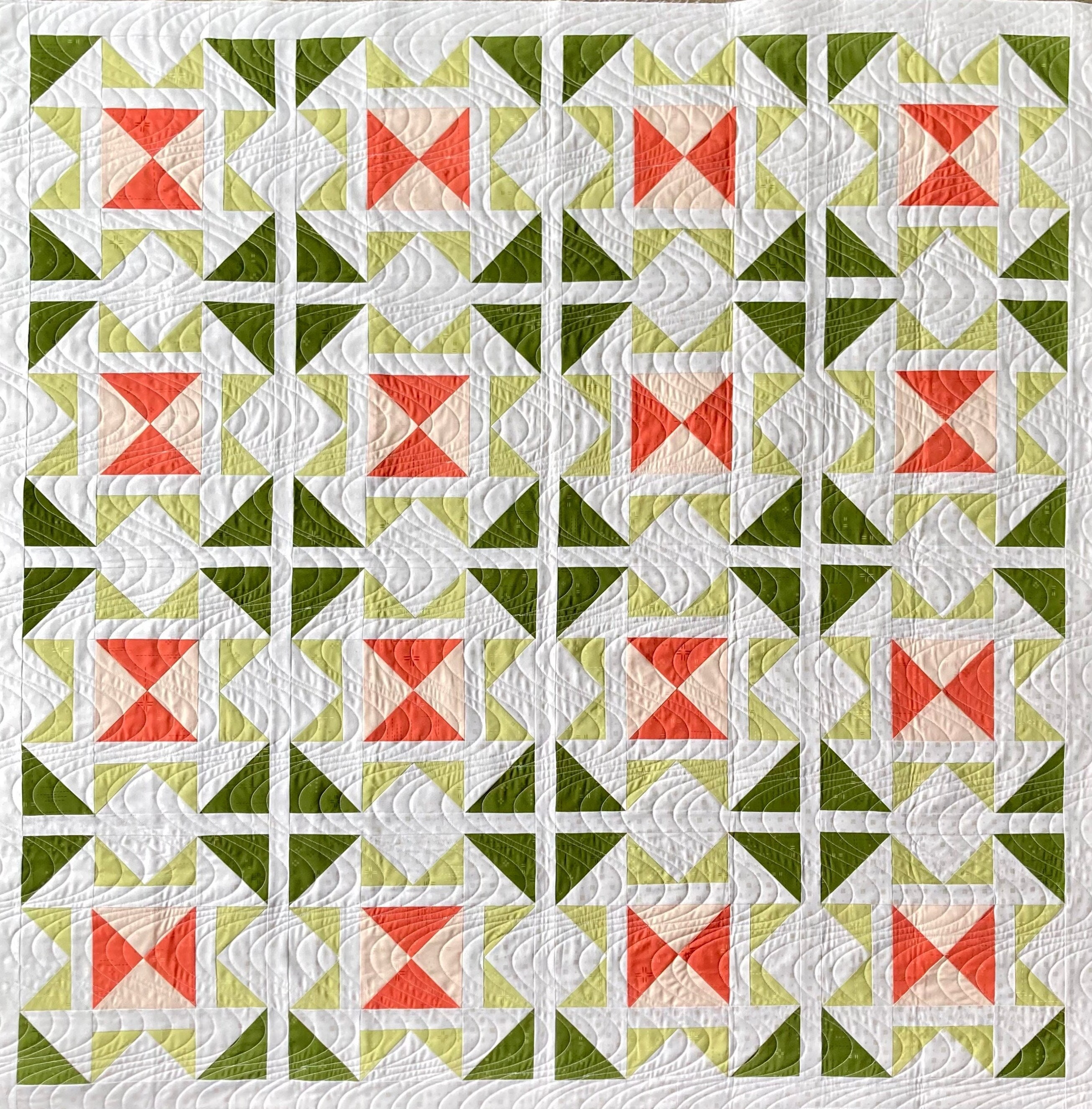Traverse Quilt Pattern Patchwork Quilting Sewing Home Etsy