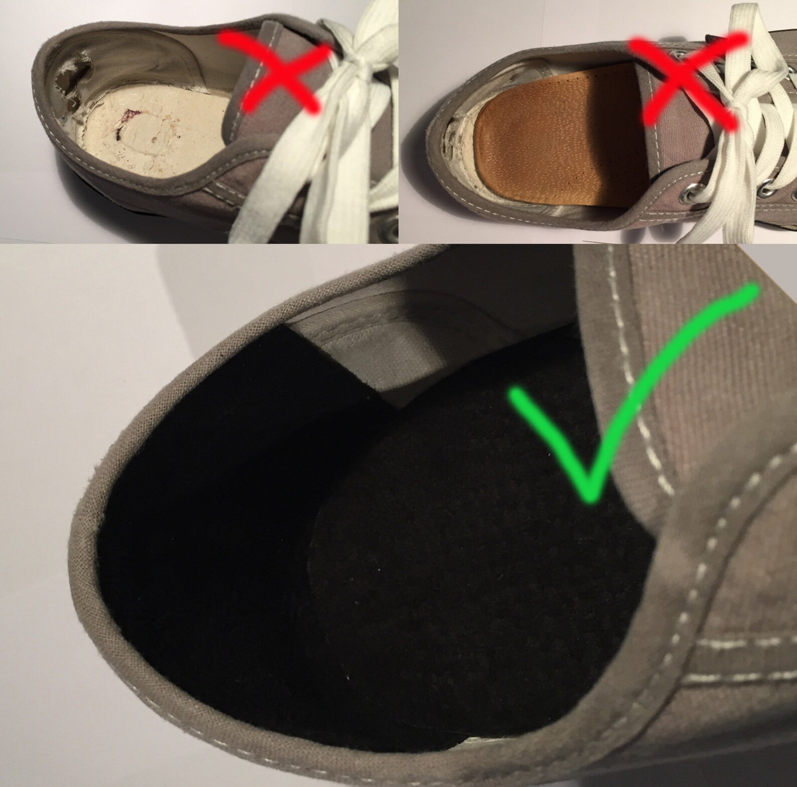 Shoe Heel Repair Kit Leather grey / black Etsy