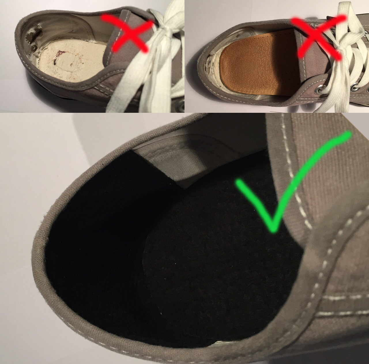 Shoe Heel Repair Kit Leather grey / black Etsy