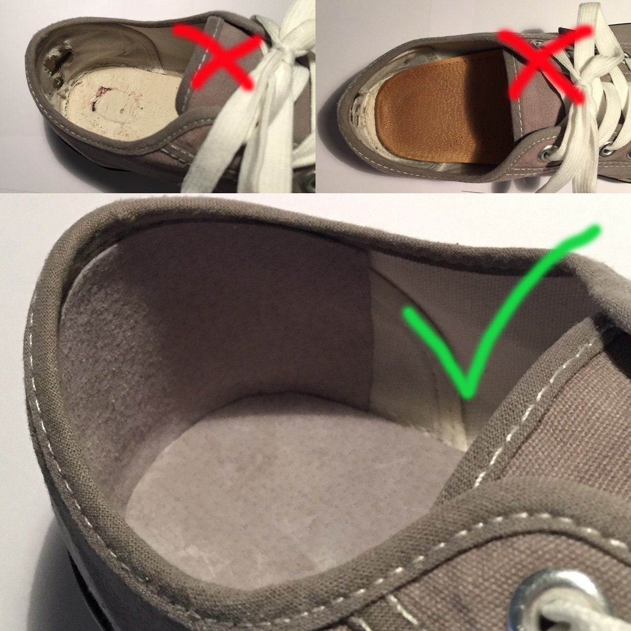 Shoe Heel Repair Kit Leather grey / black Etsy