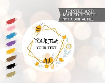 Honey Jar Labels, Honey Sticker, Bee Honey Favor Labels, Mason Jar, Canning Jar, Honey Bee Favor Label,, Bridal, Baby Shower, Honeycomb
