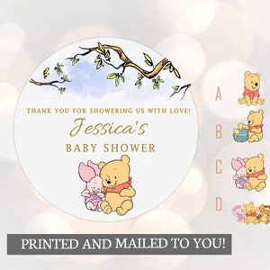 para colmarnos de amor, BEBÉ Winnie the Pooh, Pegatinas, Baby Shower, Cumpleaños, Recuerdos de miel, Pegatinas clásicas de bebé Winnie the Pooh