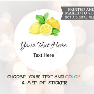 Autocollants personnalisés citron pour baby shower, Étiquettes nuptiales citron vert, Étiquettes mariage citron vert, Stickers baby shower citron vert,