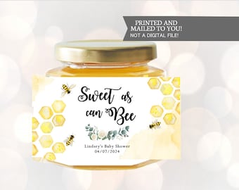 Honey Jar Labels, little honey on way, Honey Sticker, Bee Honey Favor Labels, Mason Jar, Honey Bee Favor Label, Baby Shower, Honeycomb