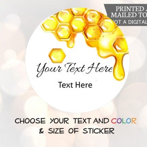 Honey Jar Labels, Honey Sticker, Bee Honey Favor Labels, Mason Jar, Canning Jar, Honey Bee Favor Label, Wedding, Bridal, Baby Shower