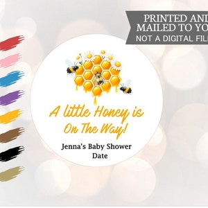 Honey Jar Labels, Honey Sticker, Bee Honey Favor Labels, Mason Jar, Canning Jar, Honey Bee Favor Label,, Bridal, Baby Shower, Honeycomb