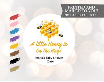 Honey Jar Labels, Honey Sticker, Bee Honey Favor Labels, Mason Jar, Canning Jar, Honey Bee Favor Label,, Bridal, Baby Shower, Honeycomb