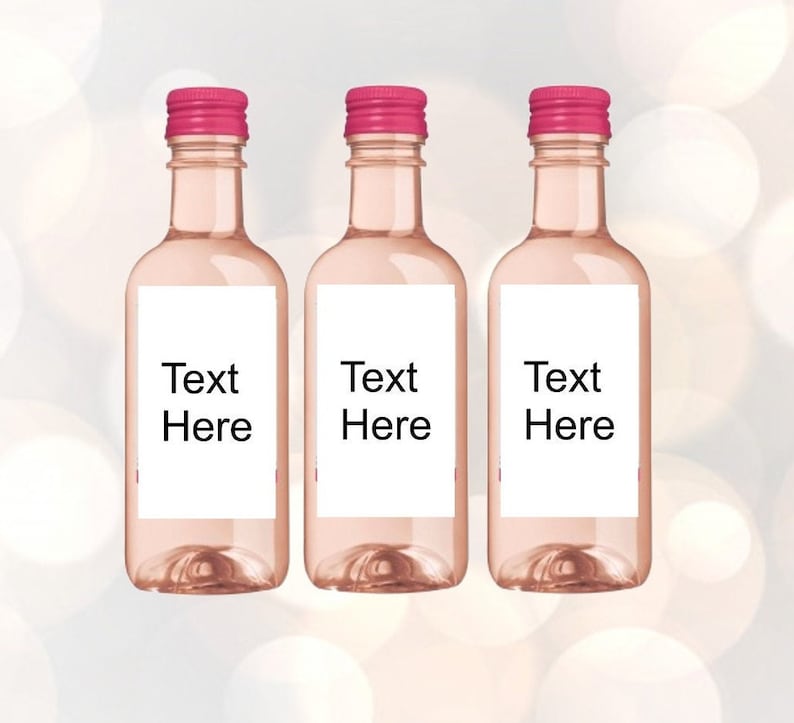 10 Personalized Mini Wine Bottle Labels Rose Gold Stickers Etsy 10 personalized mini wine bottle labels rose gold stickers etsy