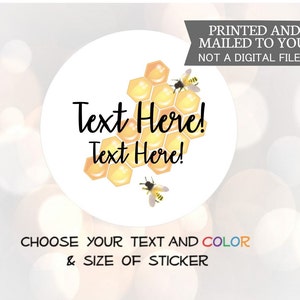 Honey Jar Labels, Honey Sticker, Bee  Favor Labels, Canning Jar, Honey Bee Favor Label, Wedding, Bridal, Baby Shower