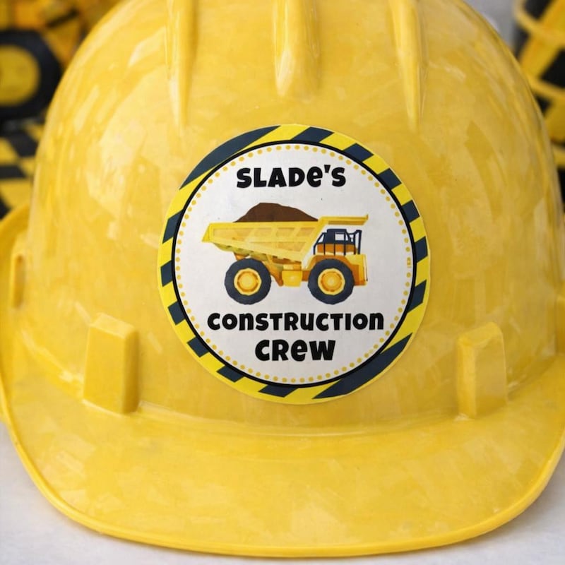 Construction Stickers - Etsy