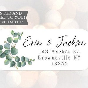 30 Greenery Return Address Labels Stickers Ivy Return Address Labels, Cute Address Labels, Green Return Address Labels, Ivy Address Labels