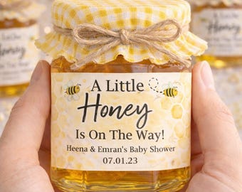 Honey Jar Labels, little honey on way, Honey Sticker, Bee Honey Favor Labels, Mason Jar, Honey Bee Favor Label, Baby Shower, Honeycomb