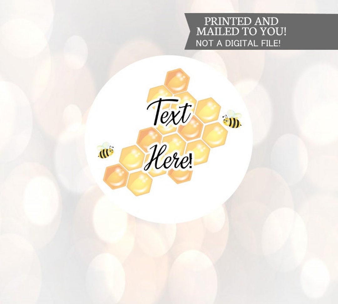Honey Jar Labels, Honey Sticker, Little Honey, Bee Honey Favor Labels, Mason Jar, Honey Bee ...