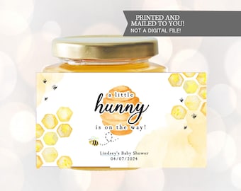 Honey Jar Labels, little honey on way, Honey Sticker, Bee Honey Favor Labels, Mason Jar, Honey Bee Favor Label, Baby Shower, Honeycomb