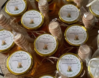 Yummy For Your Tummy,  Winnie the Pooh, Stickers, Baby Shower, Birthday, Honey Favors, Classic Winnie the Pooh Baby stickers