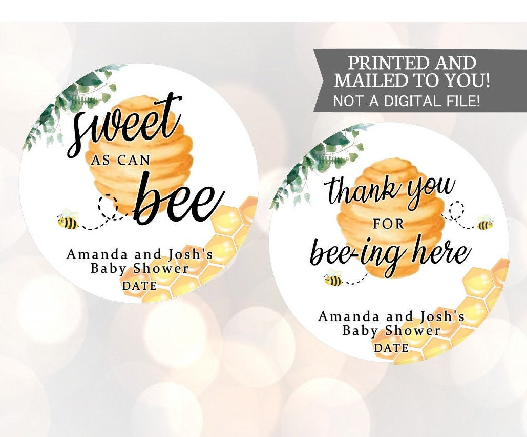 Bee Thank You Sticker Labels – Set of 30 - Adore By Nat