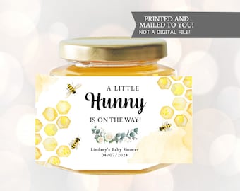 Honey Jar Labels, little honey on way, Honey Sticker, Bee Honey Favor Labels, Mason Jar, Honey Bee Favor Label, Baby Shower, Honeycomb