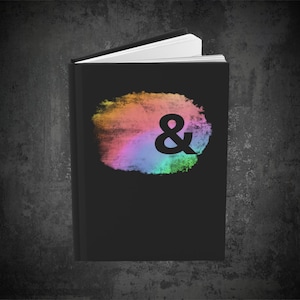 Systeemjournaal - voor DID-, OSDD-, Median- en andere systemen - Hardcover met matte afwerking - Ampersand/& op Rainbow Paint