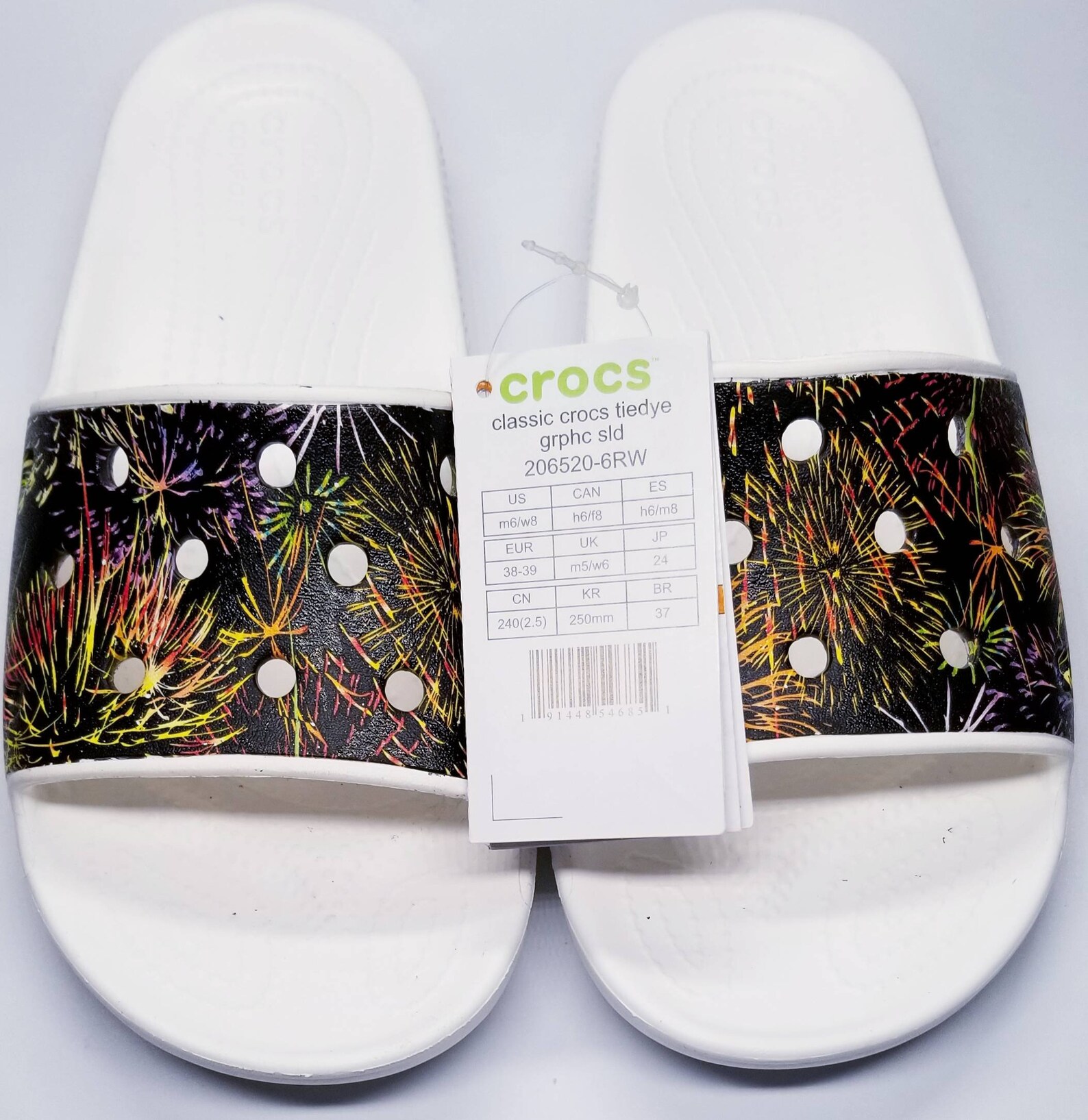 Crocs Classic Slides Professionally Hydro Dipped With Etsy