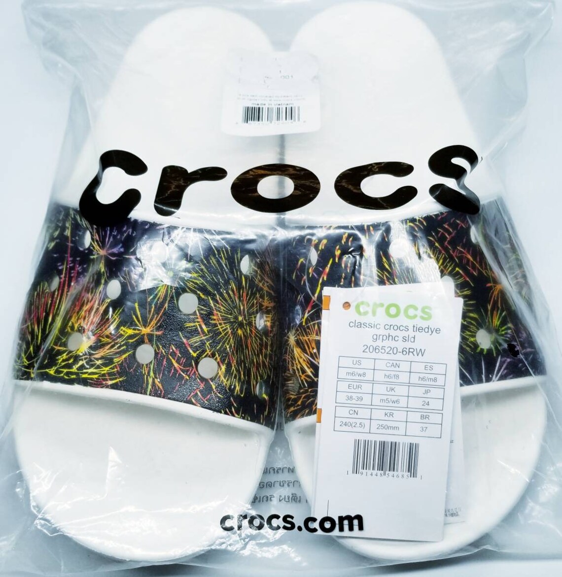 Crocs Classic Slides Professionally Hydro Dipped With Etsy