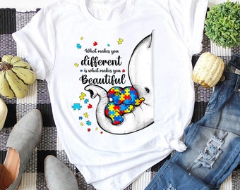 What Makes You Different Autism Awareness DTF Transfer