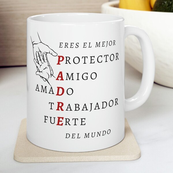 Taza Para Papa | Regalo Para Papa, Spanish Dad Gift, Regalos Dia del Padre, Eres el Mejor Papa Del Mundo, Tazas de Padres, Papa de la Novia