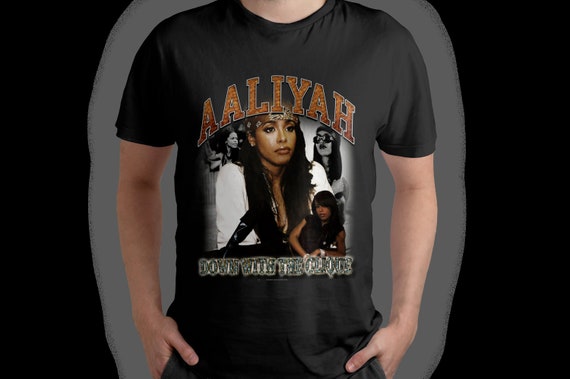 Aaliyah Vintage T-shirt PNG Instant Download Sublimation - Etsy Finland