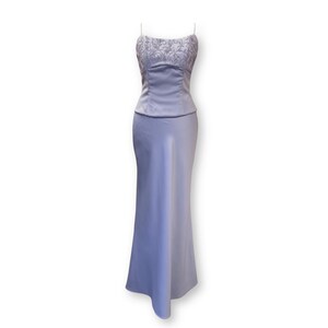 open lace back dress Portia and Scarlett Over Skirt Prom Dress PS24529