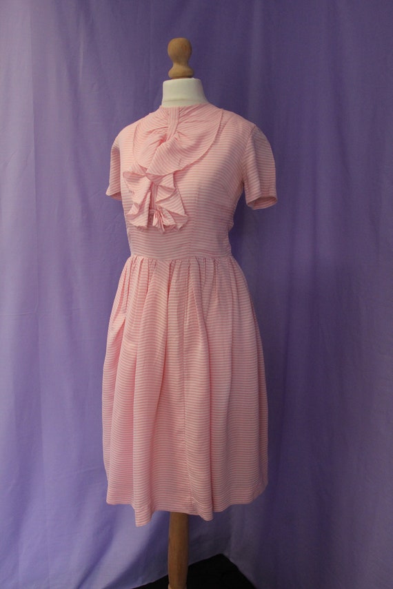 Sweet Vintage 1950s Dress || Size UK 12 || Pastel… - image 3