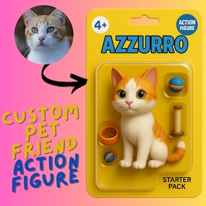 Action Figure Personalizzate di Pet Friends | Illustrazione Digitale di Alta Qualità | DIGITAL