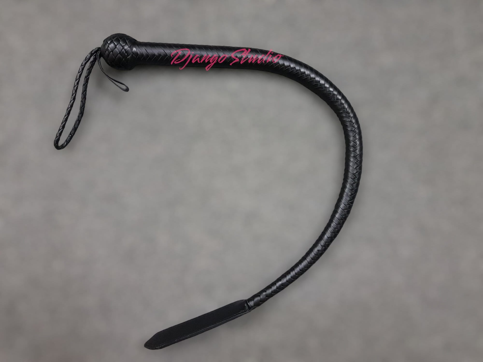 3 Feet Long 16 Plait Pure Grain Leather Flogger Horse & Dog Training