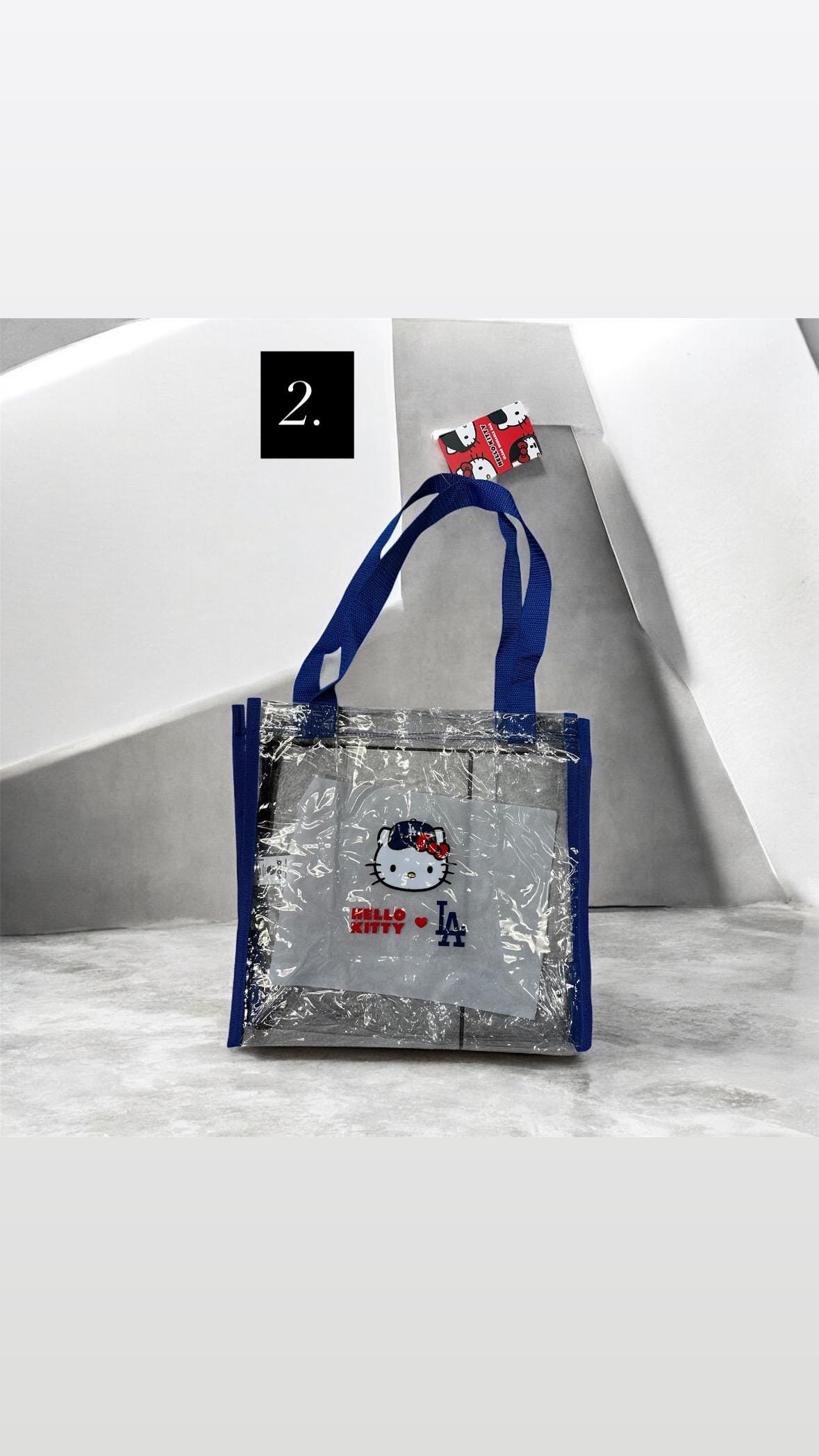 Hello Kitty X Dodgers Clear Bag/tote - Etsy