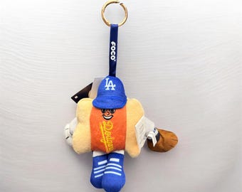 Hotdog x Dodgers Keychain