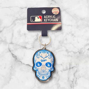Skull Candy/Kalavera LA Dodgers Keychain