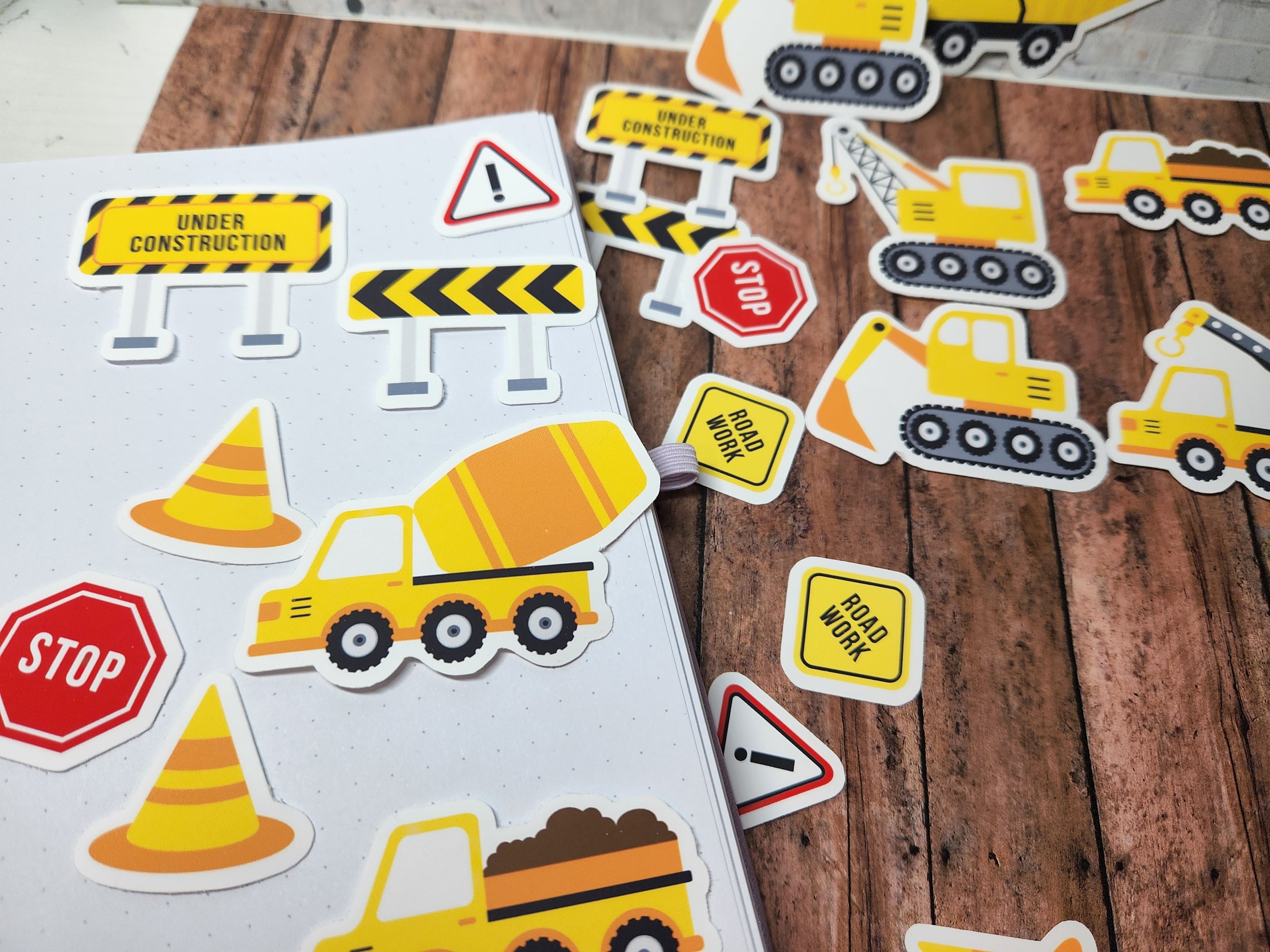 Implement Sticker Construction Equipment Heavy Machinery Assorted Stickers (21 Pack) - Etsy