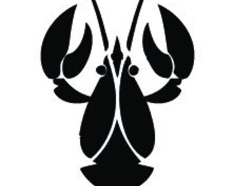 Certified Cajun | Crawfish Silhouette Decal