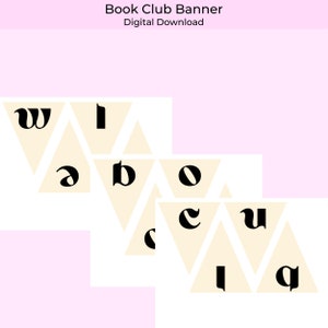 Bandera del club de lectura
