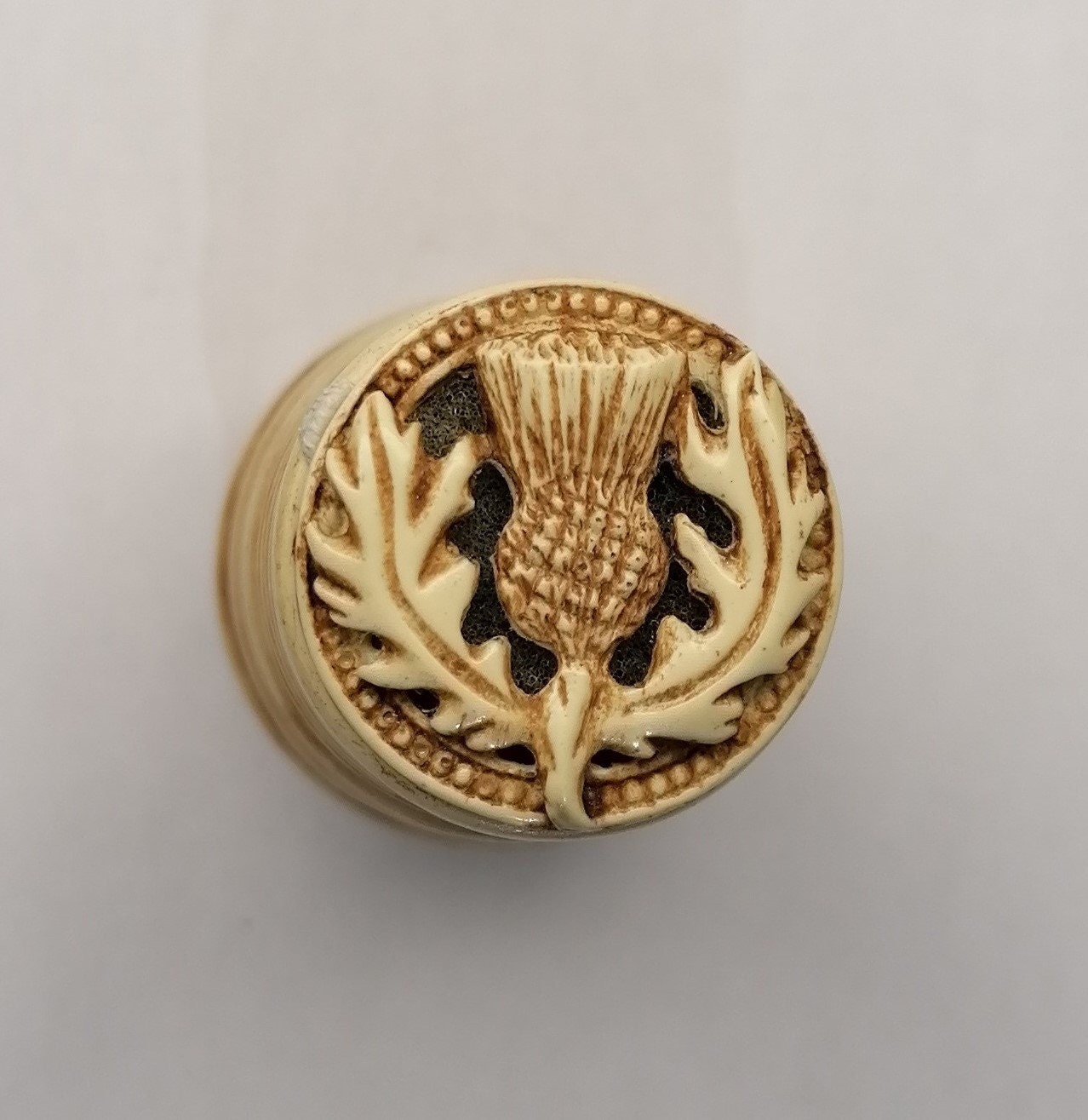 Bagpipe Reed Protector chanter Cap, Full Antique Ivory Finish faux Etsy