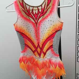 In stock. New leotard for rhythmic gymnastics, acrobatics suit, dancing jazz costume, figure skating dress, body for modern ballet, circus.