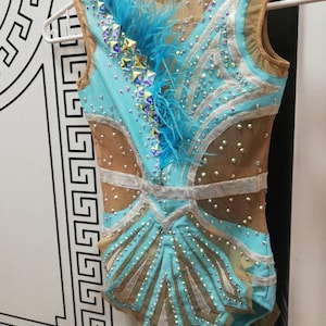 In stock. New leotard for rhythmic gymnastics, acrobatics suit, solo lyrical dancing dress, figure skating body, modern ballet costume.