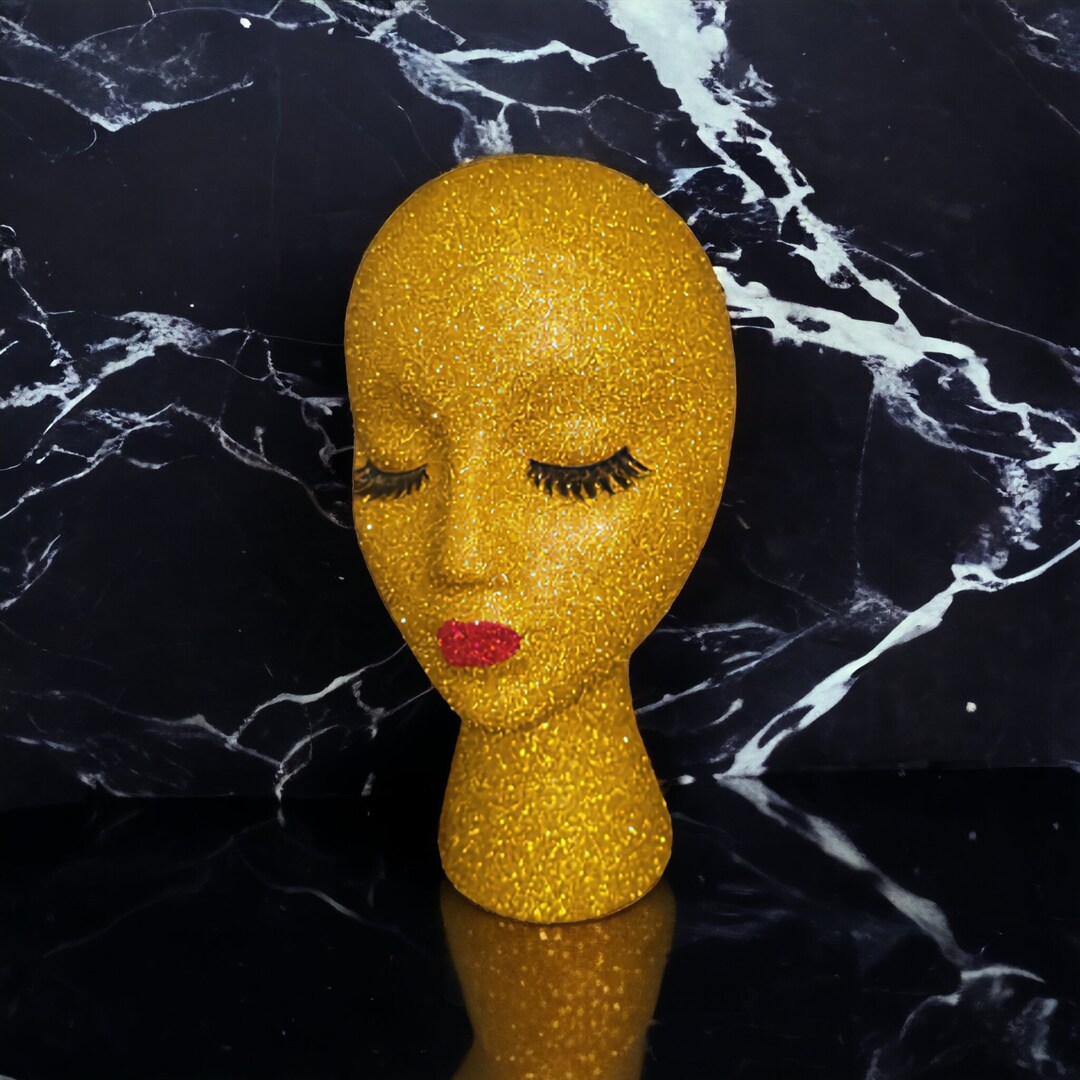 Female Styrofoam Mannequin Head Etsy