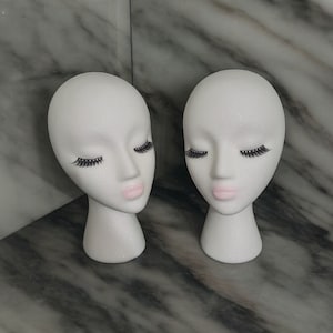 Female styrofoam mannequin head| display stand| wig stand| hat stand| mannequin head| wig head| glitter head| salon display| wig model| gift