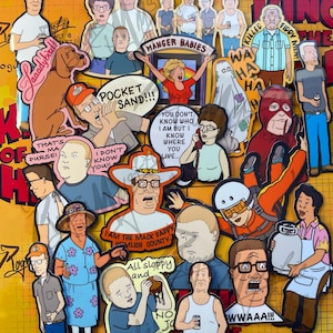 King of the Hill Stickers-funny stickers-quote stickers- Bobby Hill stickers - 90’s cartoons- 00’s cartoons
