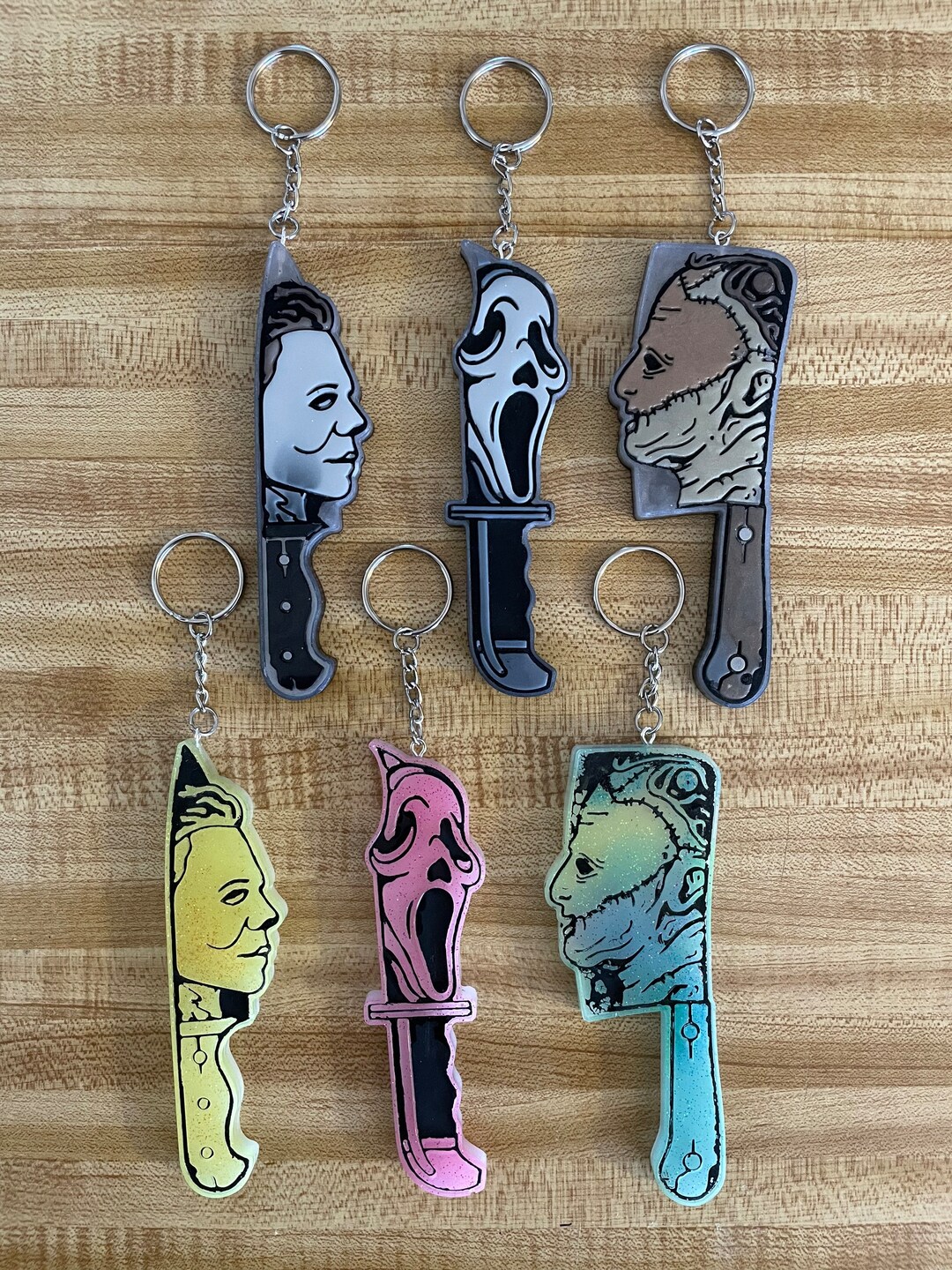 Slasher Keychains Horror Movie Keychains - Etsy