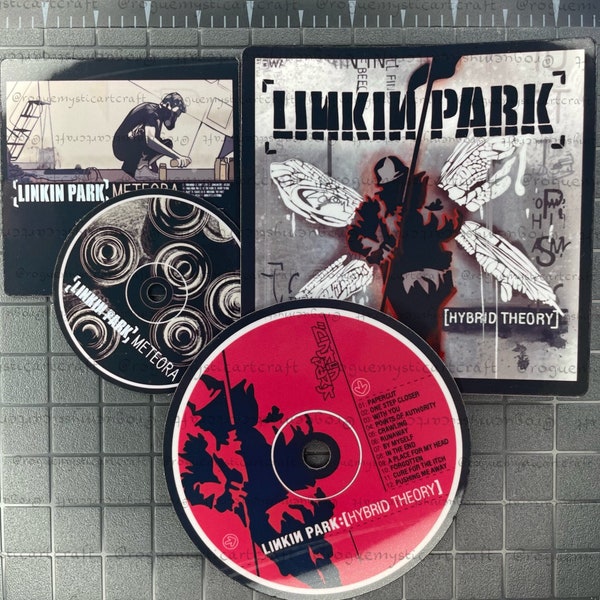 Linkin Park Albums/CD'S - Hybrid Theory - Meteora - Stickers