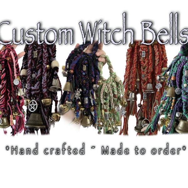 Witch Bells | Protection Bells | Customizable Bells | door accessories | Home Decor | Witch Decor